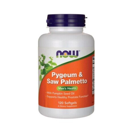 Now Pygeum & Saw Palmetto 120 Capsule (pentru prostata)